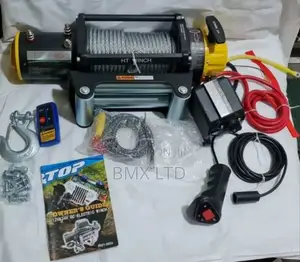 Heavy Duty 12v 12000lbs Electric Off-Road Recovery Winch With Rope