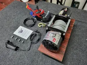 High Power 12000lb Electric Vehicle Recovery Winch With Remote Control