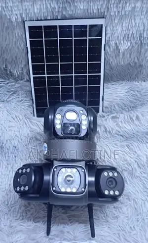4g Sim Cards Triple Lens Solar CCTV Camera for Remote Properties Farms