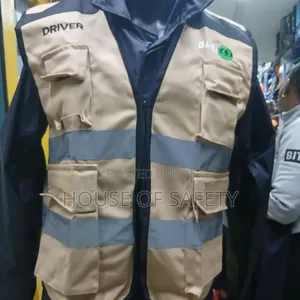 Long Connection Zippers Safari Jacket