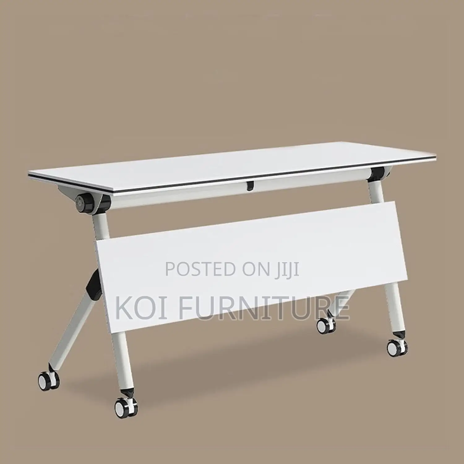 Office Table : Mobile Foldable Conference Table With Flip Top