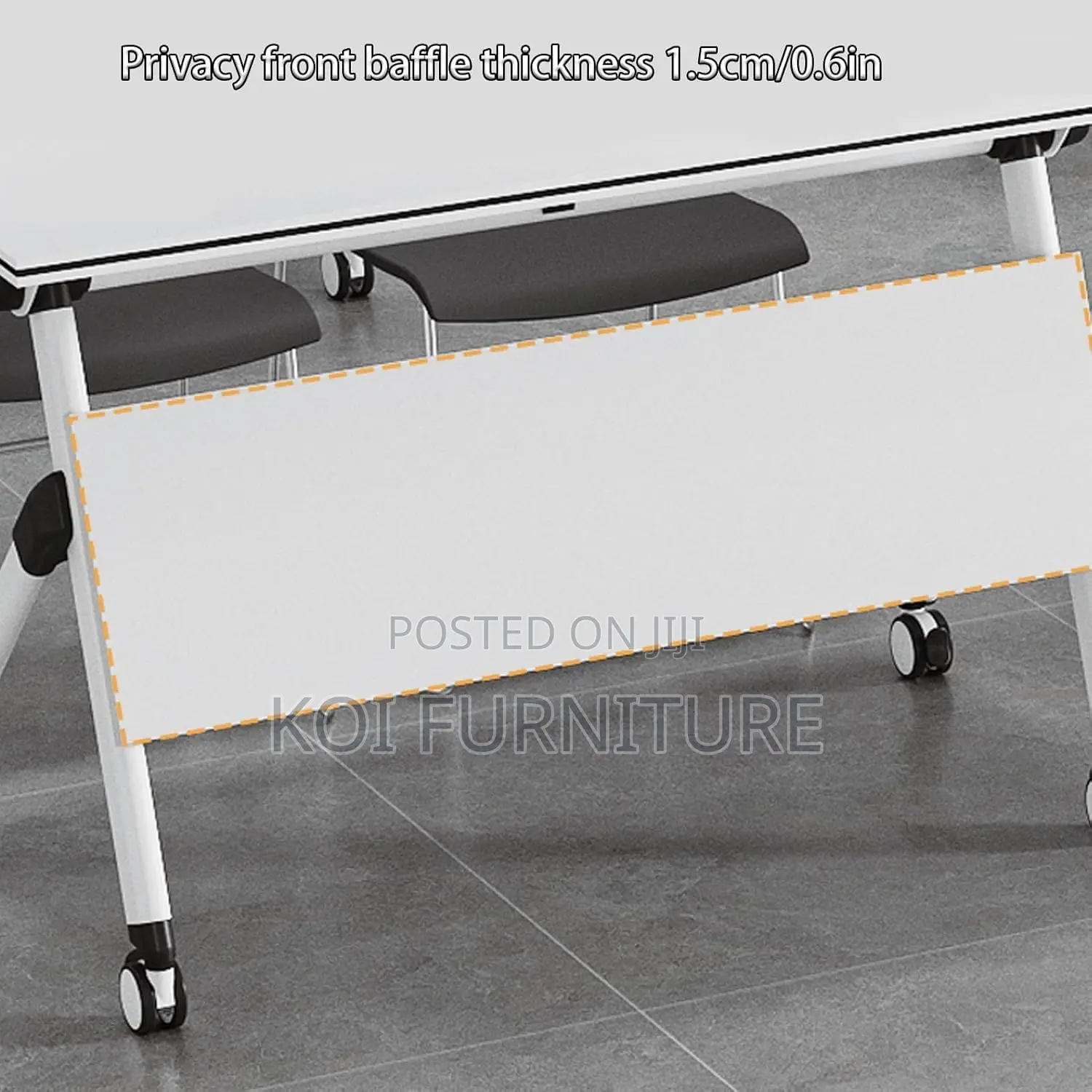 Office Table : Mobile Foldable Conference Table With Flip Top