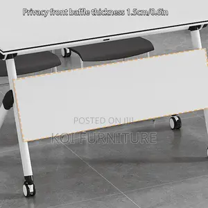 Office Table : Mobile Foldable Conference Table With Flip Top