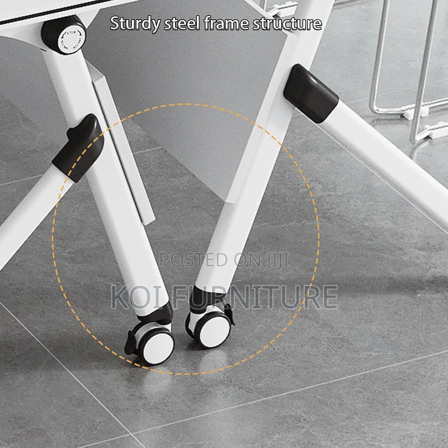 Office Table : Mobile Foldable Conference Table With Flip Top