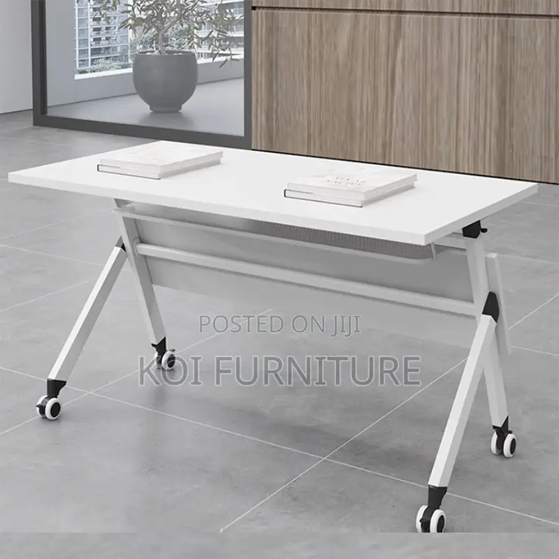 Office Table : Mobile Foldable Conference Table With Flip Top