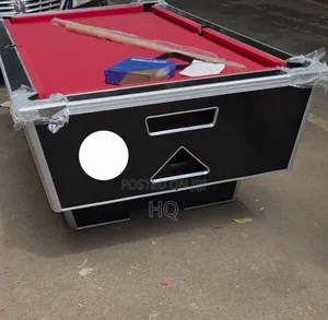 Pool Tables With Marble Top Stone Model J_643_iw Black Red Tip Chalk