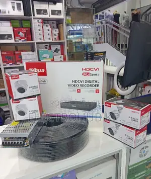 Dahua 4 Channel Cctv 4 Camera Complete Kit Wifi Enable