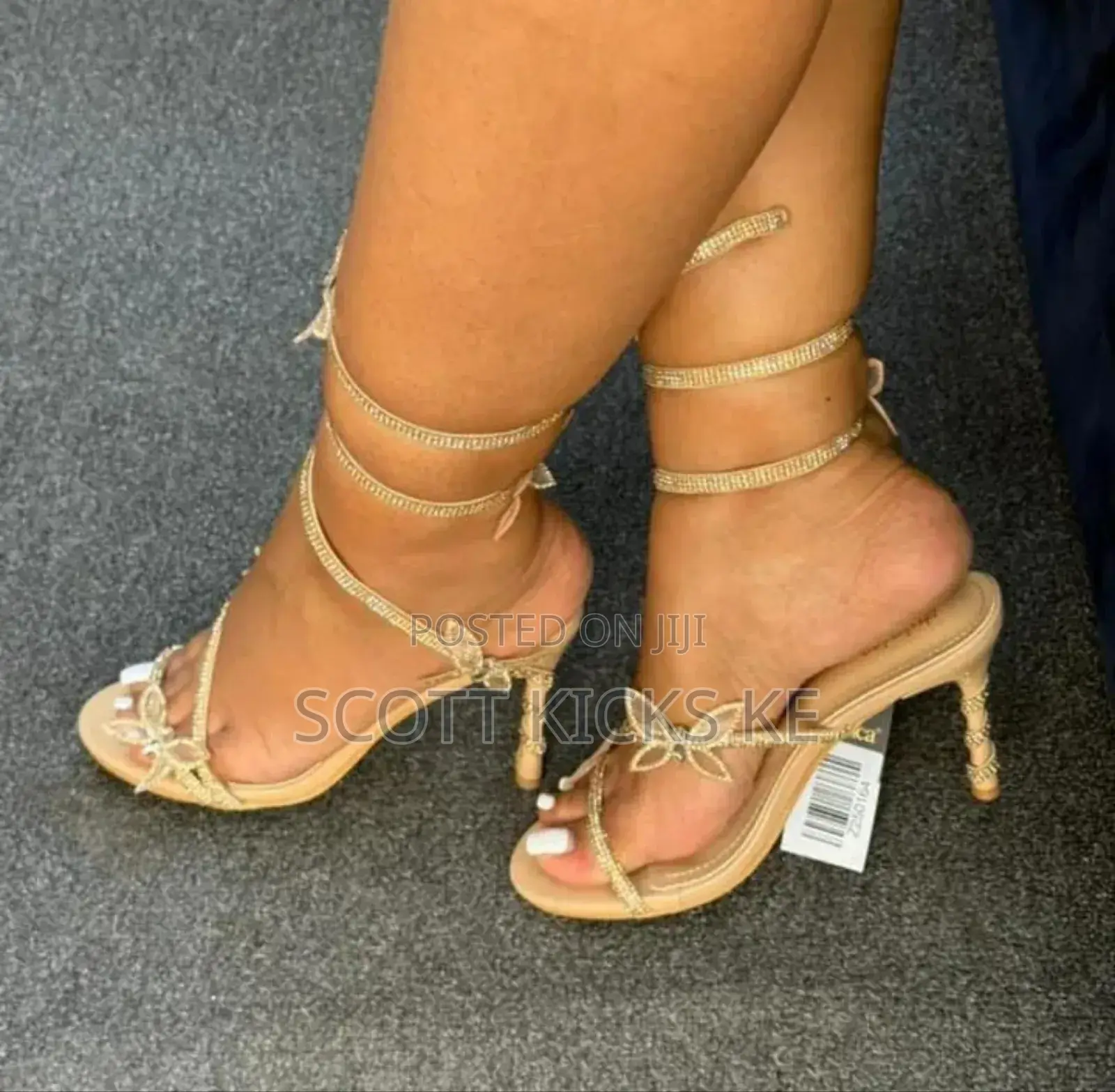 Butterfly Spiral Heels