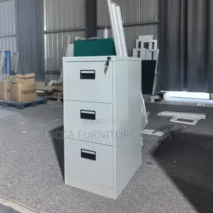 3-drawer's Metallic Filling Storage Cabinet