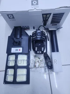 Dual Lens Wifi Street Light With Camera