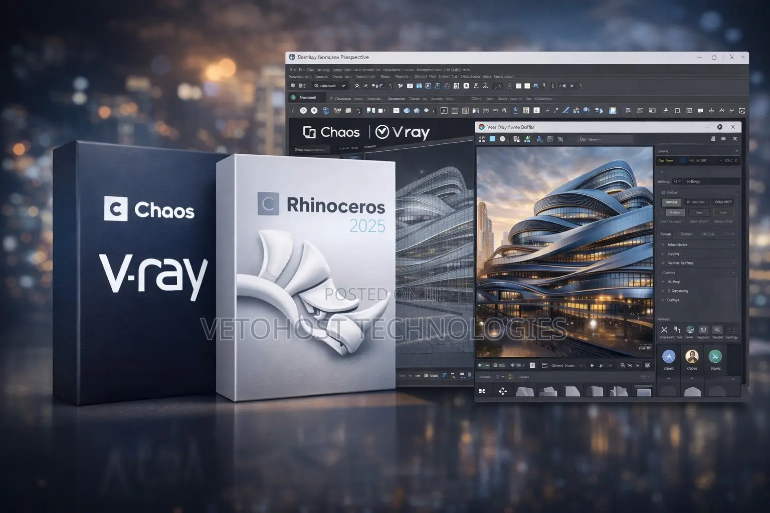 Chaos v-Ray for Rhinoceros 2025