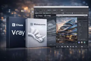 Chaos v-Ray for Rhinoceros 2025