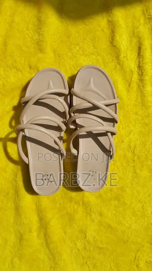 Beige Platform Sandals