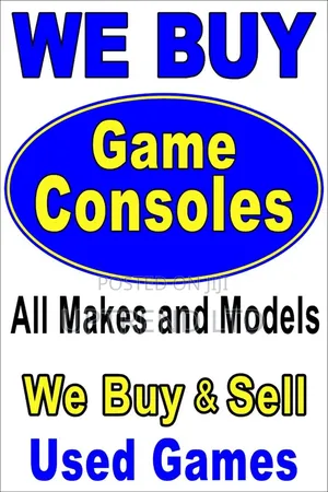 We Buy All Gaming Consoles .All Models and Makes .Ps4 ,Xbox ,Nintendo