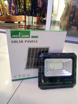 Jsot Lamp Tg-200w Solar Floodlight Ip67 Outdoor Security Light