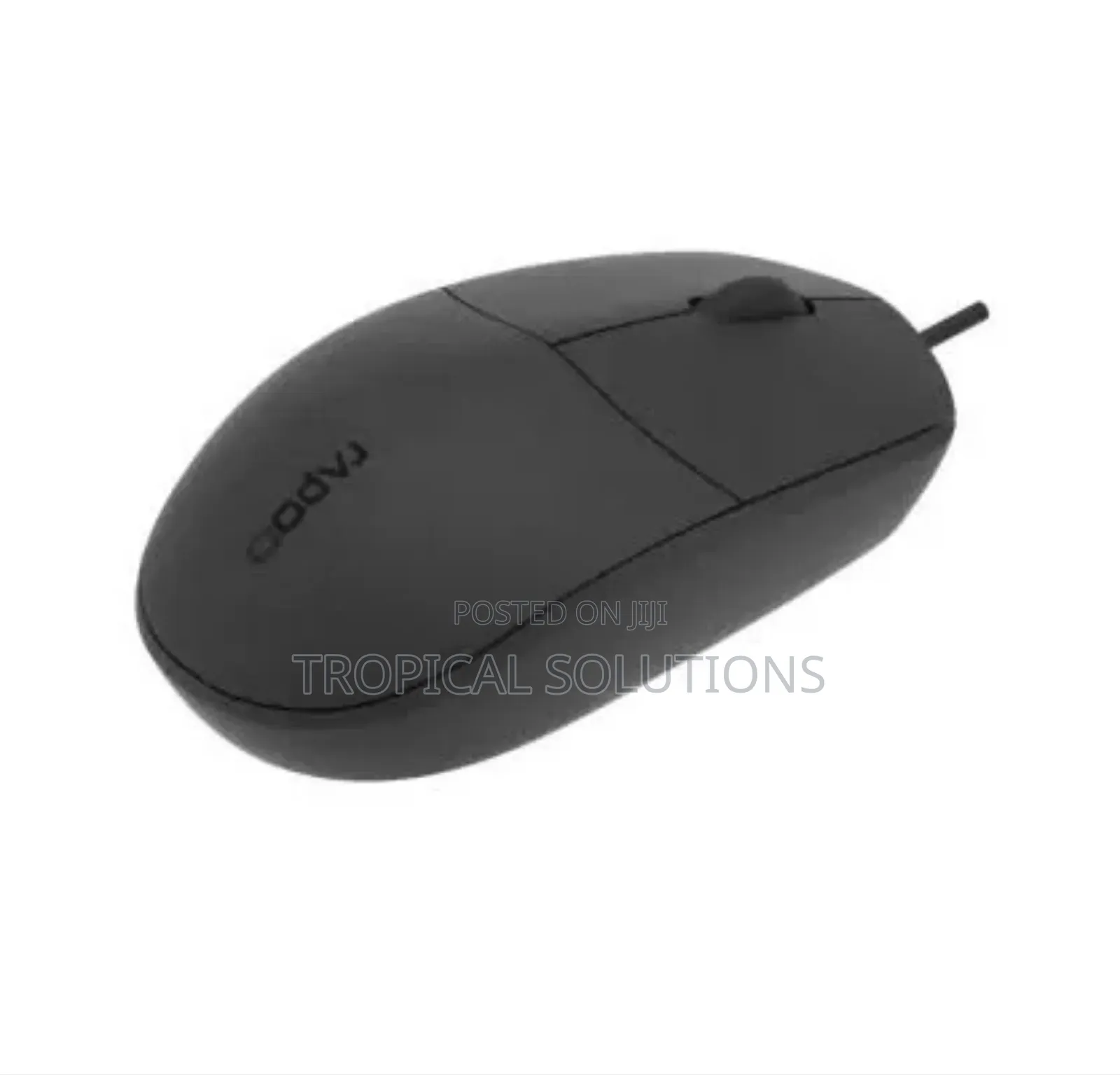 Rapoo Wired Optical Mouse N100 Black Mouse