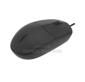 Rapoo Wired Optical Mouse N100 Black Mouse