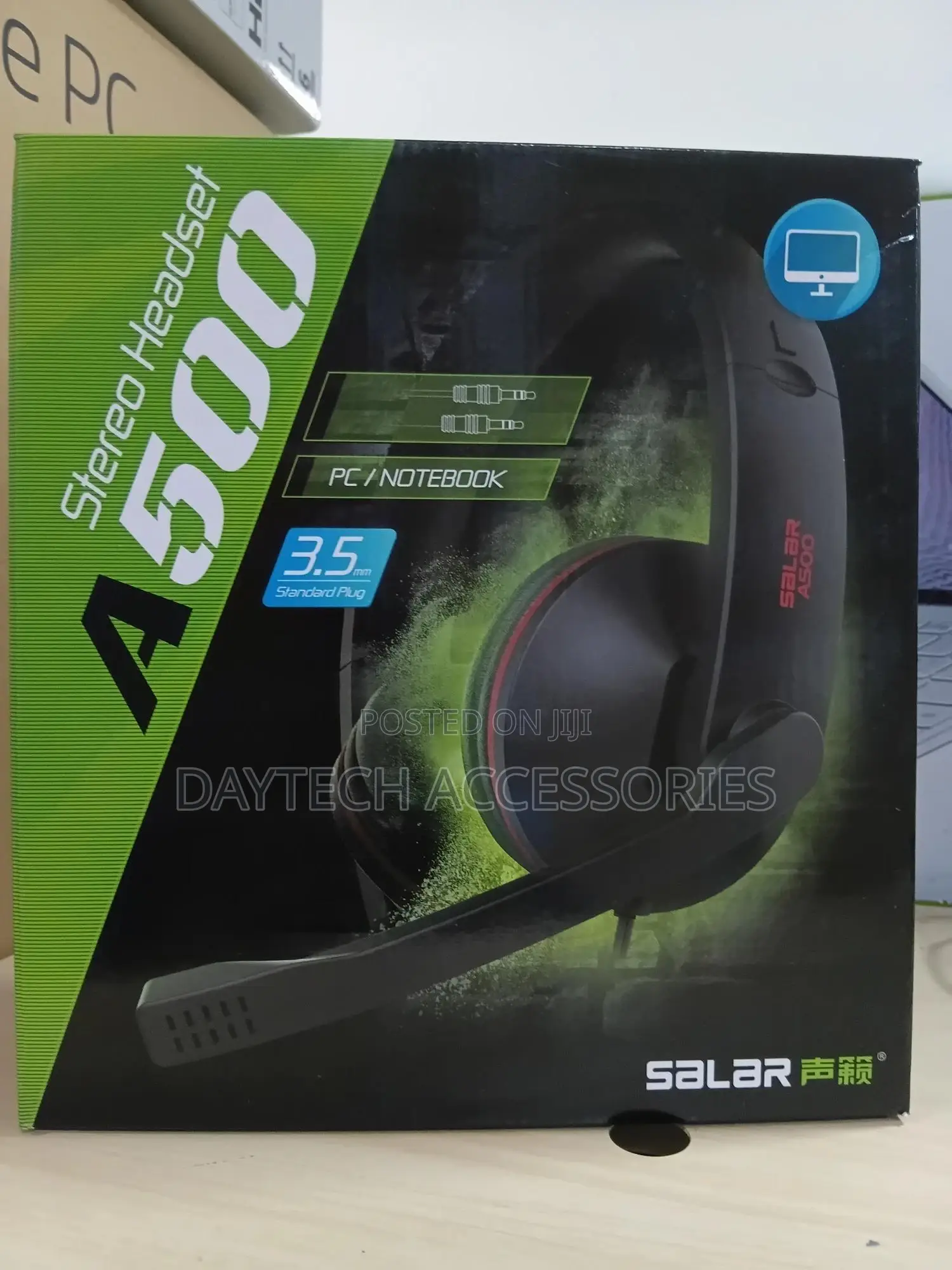 Salar A500 Wired Stereo Gaming Headset for PCS and Notebooks.