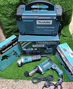 Makita 500amps Welding Machine+Impact Drill+Angle Grinder 4"