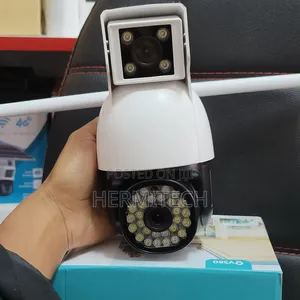 White Dual Lens 4g Wifi Enabled CCTV Available in Stock