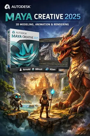 Autodesk Maya Creative 2025 – 3d Modeling Animation Suite