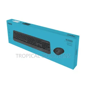 Rapoo Wireless Keyboard Mouse X3500 - Black