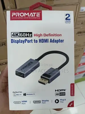 Promate at 60hz Displayport to Hdmi Adapter (Medialink-Dp)