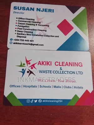 Business Cards 2 Sided Laminated