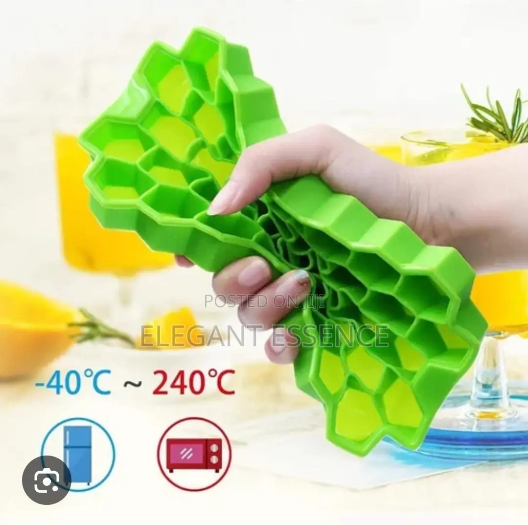 37 Grid Silicone Ice Cube Maker Tray – Flexible Ice Cube Mold