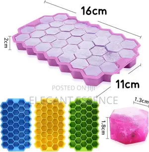 37 Grid Silicone Ice Cube Maker Tray – Flexible Ice Cube Mold