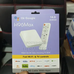 H96max Decoding Tv Box Fast Wifi and Tv Controls