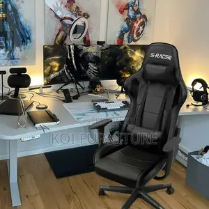 Office Chair : High-Back Gaming Leather Seat