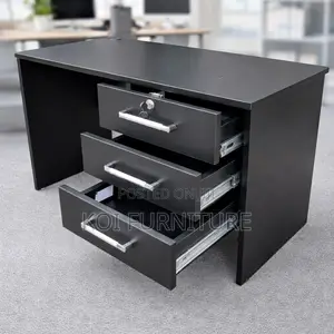 Office Desk : 90cm Office Study Desk With 3 Drawers,