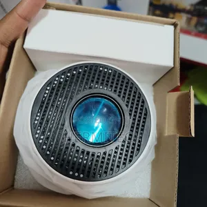 White Mini Projector With Inbuilt Speakers Wifi Smart