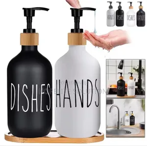 Hands and Dishes Dispenser Set With Stand