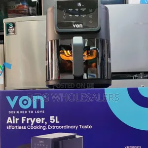 Von 5l Digital Touch Slim Air Fryer – 1500w