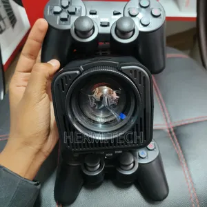 Ultra Hd Game Projector 2 Gaming Pads and Display Size of 200 Inches