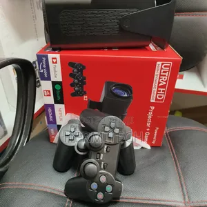 Quality Gaming Projector  With Installed Games Black Smart Wifi