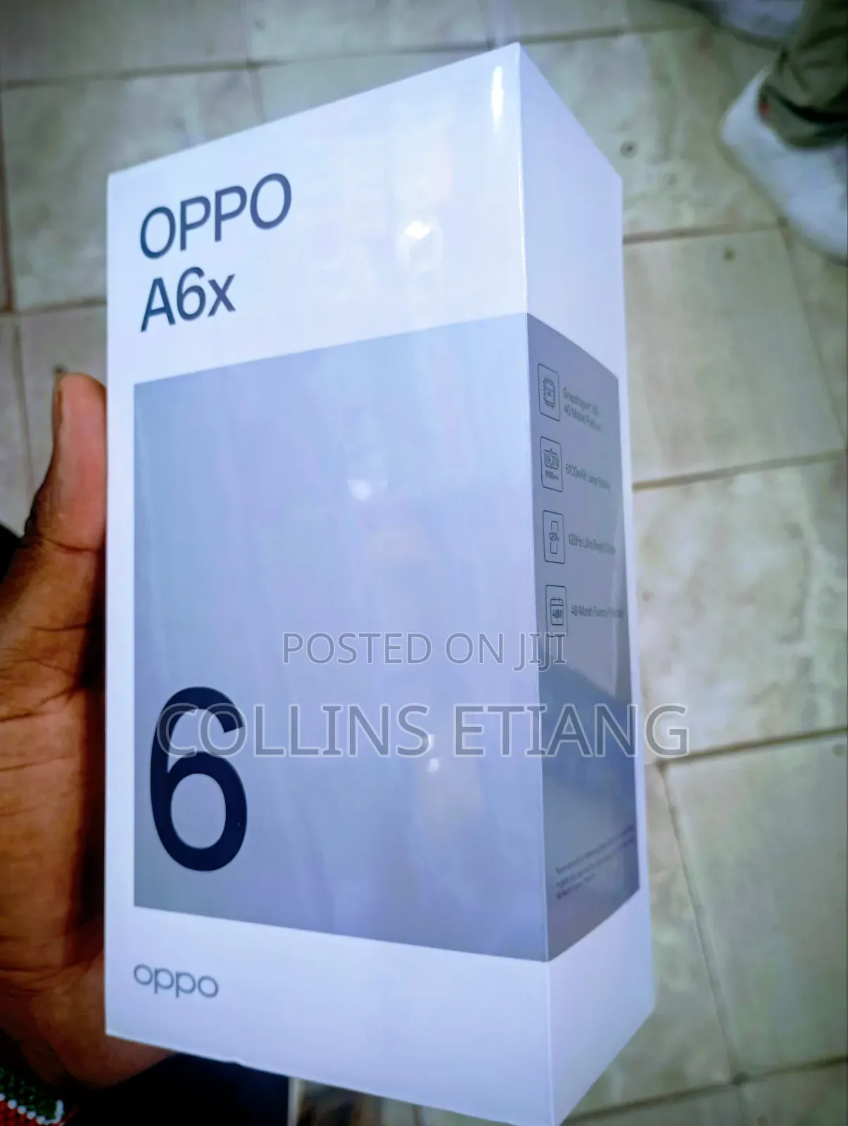 New Oppo A6x 128 GB Gray