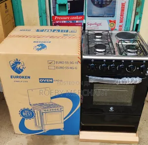 *Euroken Standing Cooker 3g+1e With Electric Oven 50x55cm Cooker