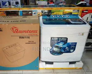 Ramtons Washing Machine Twin Tub/10kg Washing Machine With Air Dryer