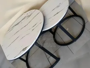 Pay After Delivery, White Marble Nesting Table