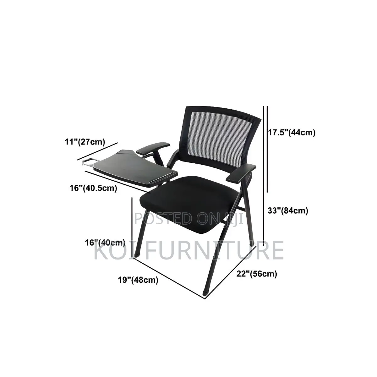 Office Chair : Medium Back Foldable Study Chair
