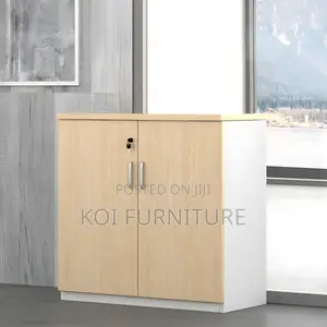 Office Cabinet : 2 Door Wooden Credenza Cabinet