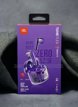 JBL Tune Flex Ghost 2 Wireless Noise Cancelling Bluetooth Earbuds.