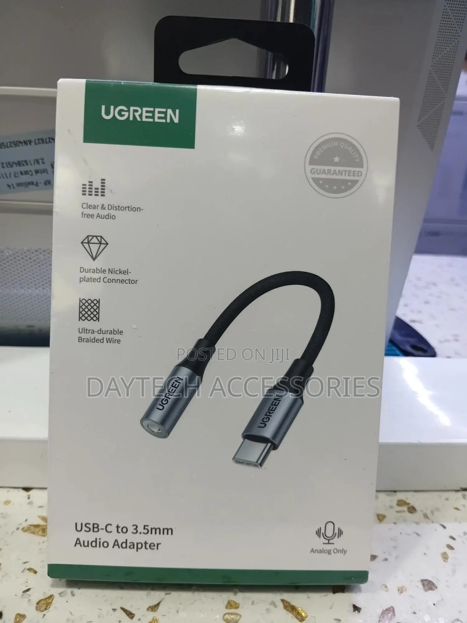 This Is a Ugreen Usb-C to 3.5mm Audio Adapter.