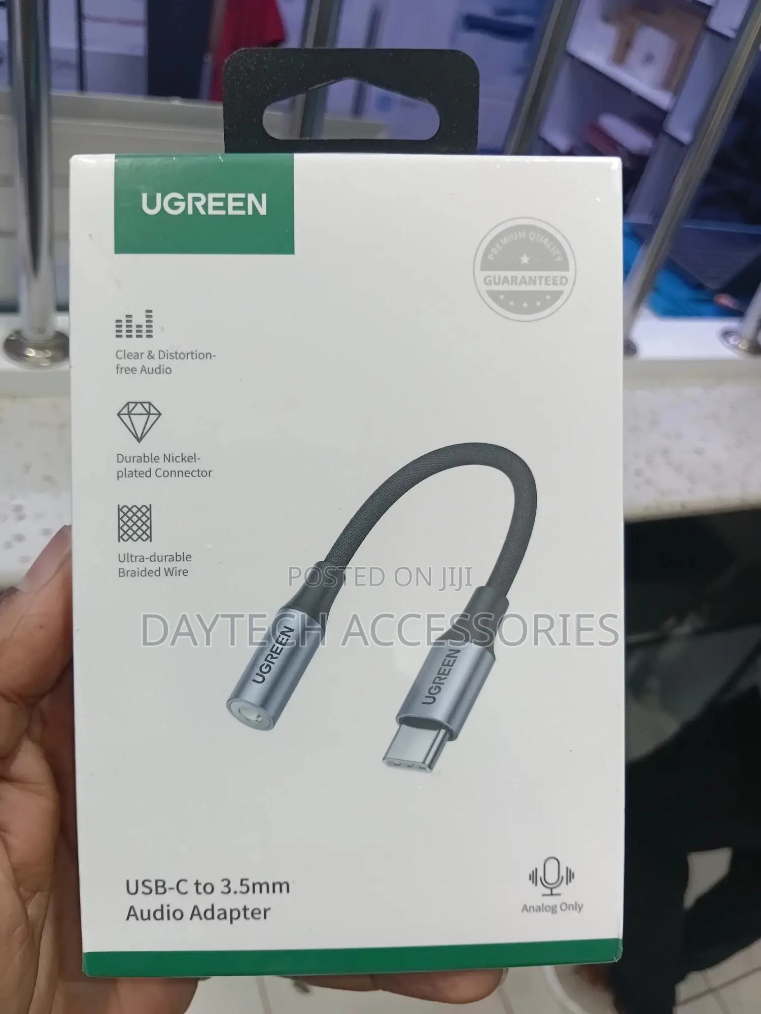 This Is a Ugreen Usb-C to 3.5mm Audio Adapter.