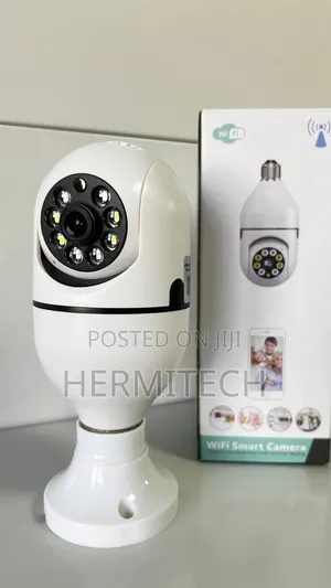 PTZ Bulb CCTV Dual Lens Smart Net Camera