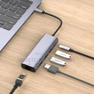 Type C To Hdtv 5 In 1 Lan Type C Usb 2 Hdtv