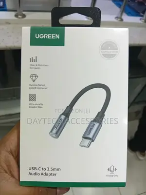 Ugreen Usb C to 3.5mm Dac Amplifier Aux Adapter Hi-Fi Stereo.